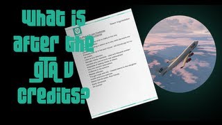 Whats after the GTA V credits Friedlanders Note amp The Magic Jumbo JetGlitch [upl. by Lenahc]