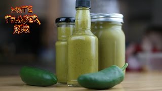 Jalapeno Hot Sauce  Picante Salsa Verde Recipe [upl. by Hudis]