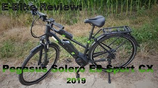 Pegasus Solero E8 Sport CX  Review [upl. by Omolhs]