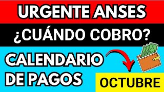 🗓️ ANSES octubre 2024 ¿CUÁNDO COBRO  Calendario de Pagos para Jubilaciones Pensiones y AUH [upl. by Merfe]