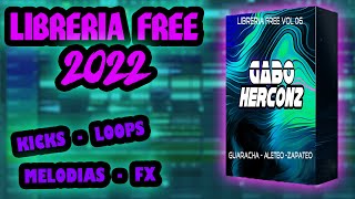 LIBRERIA GUARACHA 2022  FREE LOOPS KICKS MELODIAS FX  ALETEO  ZAPATEO  TRIBAL HOUSE  VOL06 [upl. by Dimphia]