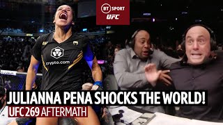 Julianna Pena turns the UFC upside down UFC 269 Aftermath [upl. by Neomah]