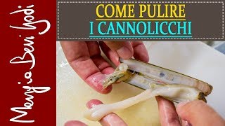 Come pulire i cannolicchi [upl. by Urd]