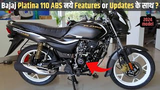 2024 New Platina 110 ABS E20 Full Review  Price New features amp update [upl. by Ymaj598]