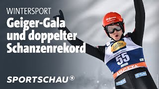 Skispringen DSVAdler in Klingenthal nicht zu stoppen  Sportschau [upl. by Acilegna226]