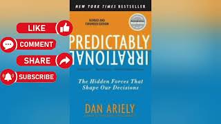 🌟 Predictably Irrational by Dan Ariely  BOOK SUMMARY  Takeaways from the book [upl. by Nyrhtak]