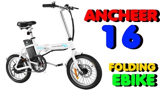 Ancheer 16 Electric Bike Overview ebike [upl. by Qidas346]