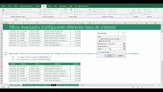 Filtros Avanzados en Excel [upl. by Polloch348]