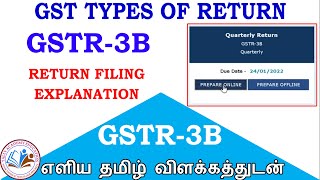 GSTR 3B IN TAMIL  GST FILE RETURN GSTR 3B IN TAMIL  GSTR3B FILE RETURN EXPLANATION IN TAMIL [upl. by Allistir]