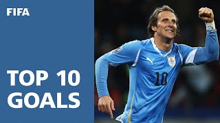 TOP 10 GOALS  2010 FIFA World Cup South Africa [upl. by Dekow854]