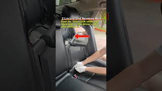 How to Remove the Rear Bench Seat in A Honda Civic freesoo carseatcover [upl. by Mehs732]