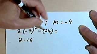 Evaluating Expressions by Substitution 13 [upl. by Pitchford]