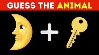 Guess The Animal By Emoji  Emoji Quiz [upl. by Profant]