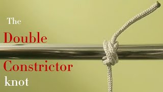 Double constrictor  how to tie Double constrictor knot [upl. by Lawford360]