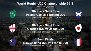 U20 Championship 2018 Day 4  Ireland U20 v Scotland U20 [upl. by Onibag]