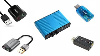 Perbandingan Spek Beberapa USB Soundcard Murah [upl. by Ernaldus]