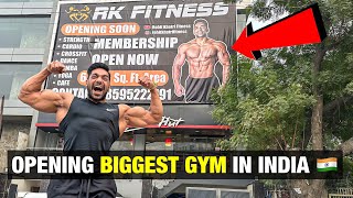 Rohit Khatri Opening Biggest Gym In INDIA My 2nd Gym [upl. by Anisor]