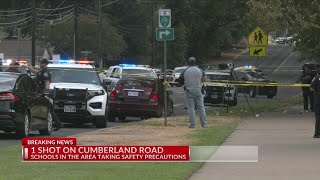 1 shot on Copeland Road near Hubbard Middle School Cumberland Academy on lockout [upl. by Gninnahc]