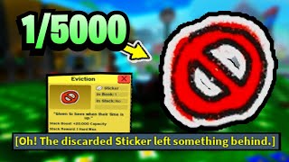 How i got the Eviction sticker  Roblox Bee Swarm Simulator [upl. by Zuleika101]