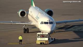 Carpatair Fokker 100  CGN Airport  20220310 [upl. by Ennaeerb]