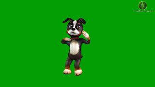 Dog Dancing Green Screen HD [upl. by Giselle]