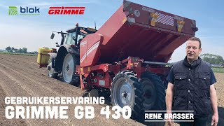 Gebruikerservaring GRIMME GB 430 pootmachine  René Brasser Marknesse [upl. by Marino]