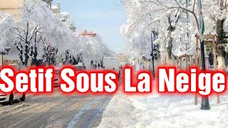 Setif Sous la Neige ❄️🌨️ Magnifique ❤️ [upl. by Roydd324]