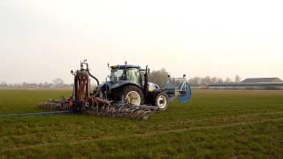 Sleepslangen Newholland TSA 135 met peecon bemester 2011 [upl. by Spearman]