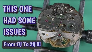 Reviving a Seiko 61396005 Pogue  Part 2  Jewel Work amp Assembly [upl. by Llerref]