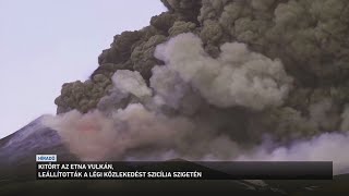 Kitört az Etna vulkán [upl. by Mateusz]