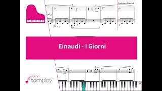 I Giorni by Einaudi per pianoforte 🎹 🎶 [upl. by Gildea25]