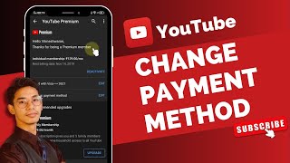 YouTube Premium How to Change Payment Method [upl. by Llenyr655]