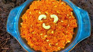 Gajar ka Halwa without khoya or Mawa  Market Style Gajar Ka Halwa  GAJAR HALWA Carrot Pudding [upl. by Aihsad]