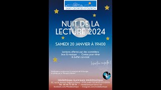 Nuit de la lecture 2024 [upl. by Akeryt348]