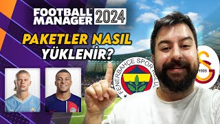 FM 24 Bedava Yüz Paketi Logo Paketi ve Güncel Kadro Yaması Nasıl Kurulur 🎮⚽ [upl. by Adnalu]