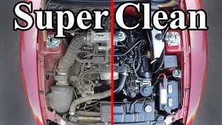 How to SUPER CLEAN your Engine Bay [upl. by Megdal303]