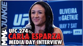 Carla Esparza intends to seize title in Rose Namajunas rematch  UFC 274 [upl. by Irneh]