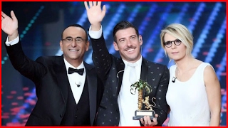 SANREMO 2017 VINCITORE Francesco Gabbani Cé già chi grida al PLAGIO [upl. by Ayrolg]