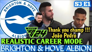 Season ketiga dimulai Brighton langsung ditinggal João Pedro FC 24 Brighton amp Hove Albion [upl. by Allie]