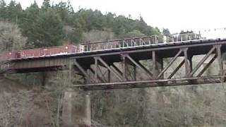 BNSF Nisqually River Bridge 41009 [upl. by Aymik]