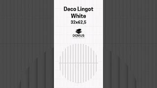 Płytki Deco Lingot White 32x625  Domus Ceramika kafelki płytki remont aranżacjawnętrz [upl. by Modern]