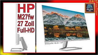 ALDI Angebot  HP 27quot FHD Monitor M27fw  Home Office  Büro amp Gamer Monitor  Top Schnäppchen [upl. by Haronid471]