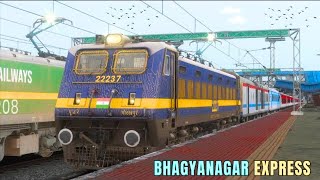 INDIAN RAILWAYS TRAIN SIMULATOR PC GAMEPLAY FHD  TRAIN SIMULATOR CLASSIC  BHAGYANAGAR EXPRESS [upl. by Aicnetroh]