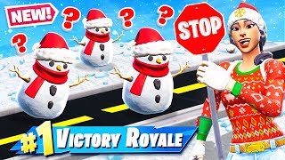 STOP amp GO SNOWMAN NEW GAME MODE in Fortnite [upl. by Sorilda]