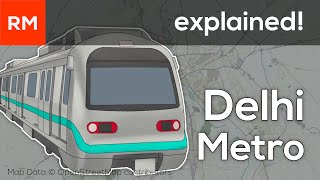 The HUGE Metro System You Don’t Hear Much About  Delhi Metro Explained [upl. by Suzanna165]