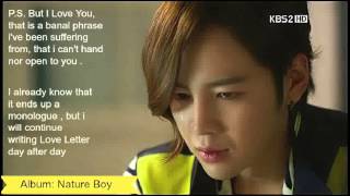 Love Letter  Jang Keun Suk English translating  Nature Boy Album [upl. by Enael470]