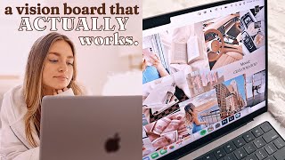 how to make a 2022 vision board that ACTUALLY works [upl. by Adyol215]