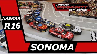 2022 NASMAR Community Cup Series R16 at Sonoma  ToyotaSaveMart 350  Nascar Stop Motion [upl. by Berny]