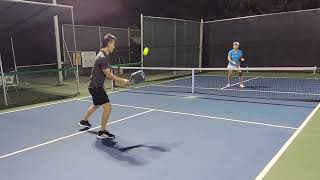 Pickleball practice drills Speedups and resets July 13th [upl. by Einhoj]