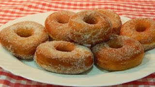 Receta fácil de donas esponjosas  Donuts caseros [upl. by Tterb]